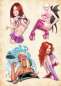 Preview: Tattoo-Vorlagen - 3er Pack Nr. 2 zum Super Sparpreis - Pin-Up, Schriften und La Catrina