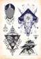 Preview: Geometric - Tattoo Vorlagen - Sketchbook Professional Style - Hardcover