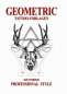 Preview: Geometric - Tattoo Vorlagen - Sketchbook Professional Style - Hardcover