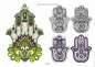Preview: Hamsa Tattoovorlagen Volume 1 - E-Book