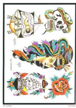 Tattoo-Design Collection - Traditional Vol.3