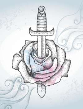 Dotwork - Tattoo Sketchbook - Hardcover