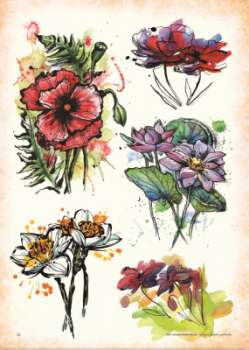 Watercolor - Premium Style - Tattoo Vorlagen