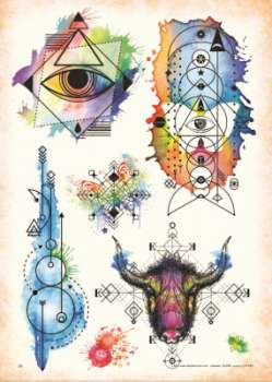 Watercolor - Premium Style - Tattoo Vorlagen