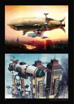 Preview: Steampunk - Tattoo Vorlagenbuch - Hardcover