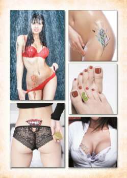 Preview: Geometric - Tattoo Vorlagen - Sketchbook Professional Style - Softcover