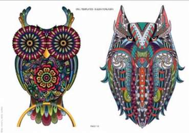 Eulen Tattoovorlagen Volume 1 - E-Book