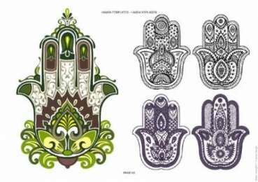 Hamsa Tattoovorlagen Volume 1 - E-Book