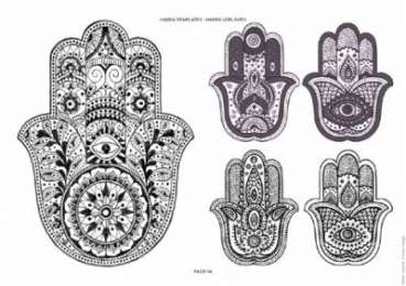 Hamsa Tattoovorlagen Volume 1 - E-Book