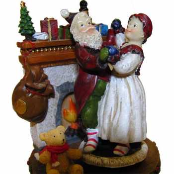 Spieluhr Santa Paar