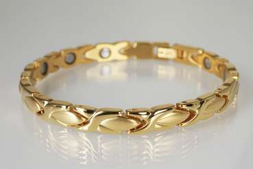 Magnetschmuck Damenarmband "Klassik" im Stil Gold