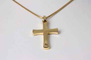 Magnet Anhänger "Kreuz" im Stil Gold