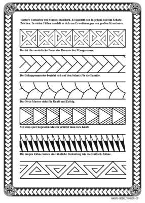 Maori Bedeutungen- Polynesien Tattoos - Volume 2