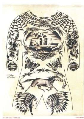 Tattoo-Design Collection - Traditional Vol.3