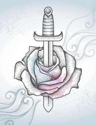 Dotwork - Tattoo Sketchbook - Hardcover