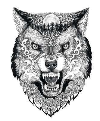 Dotwork - Tattoo Sketchbook - Hardcover