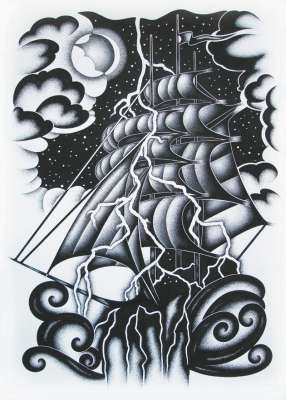 Dotwork - Tattoo Sketchbook - Hardcover