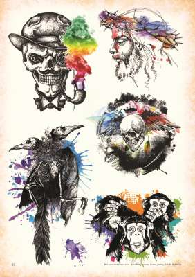Watercolor - Premium Style - Tattoo Vorlagen