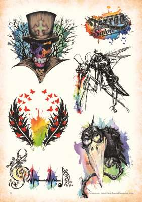 Watercolor - Premium Style - Tattoo Vorlagen