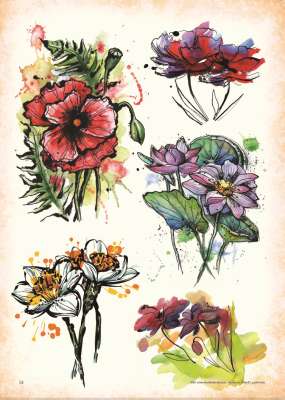 Watercolor - Premium Style - Tattoo Vorlagen
