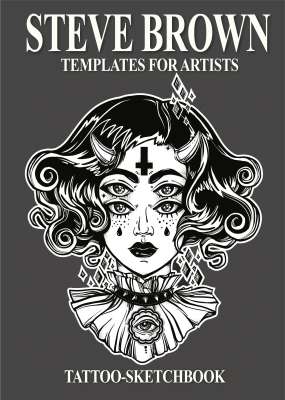 Steve Brown - Templates for Artists - Tattoo Sketchbook