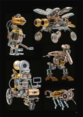 Steampunk - Tattoo Vorlagenbuch - Hardcover