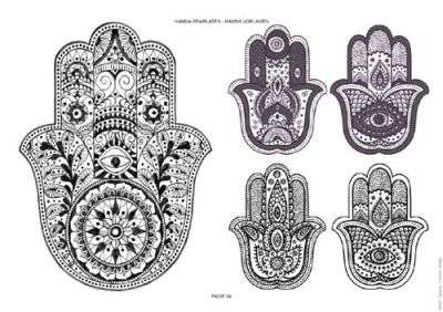 Hamsa Tattoovorlagen Volume 1 - E-Book