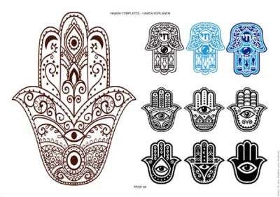 Hamsa Tattoovorlagen Volume 1 - E-Book