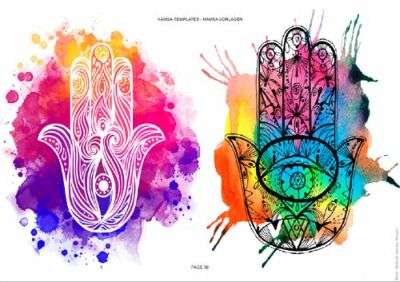 Hamsa Tattoovorlagen Volume 1 - E-Book
