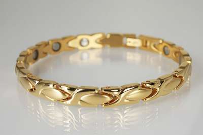 Magnetschmuck Damenarmband "Klassik" im Stil Gold