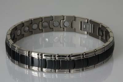 Titan Armband "Busy" im Stil Silber