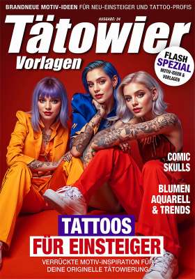 Tätowier Vorlagen - Nr. 24 - Brandneue Motiv-Ideen