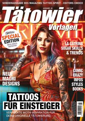 Tätowier Vorlagen - Nr. 26 - Brandneue Motiv-Ideen